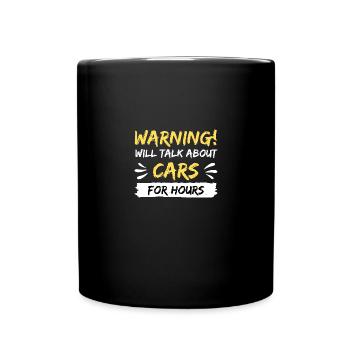 voitures voiture tuning parler idée cadeau disant - Mug uni - noir - Devant