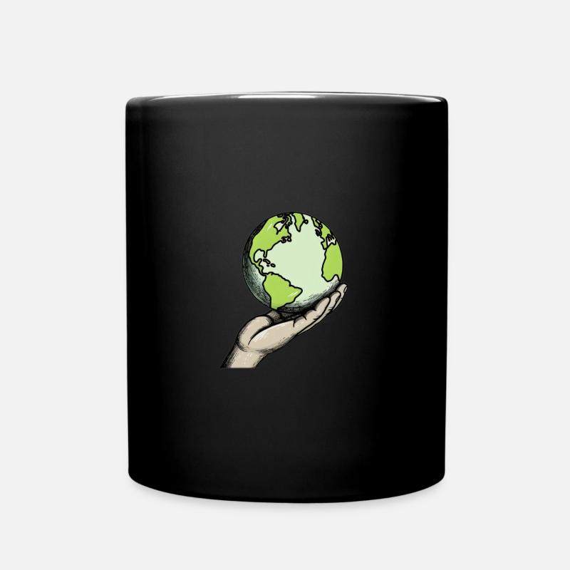 Protect our planet - Full Colour Mug - black
