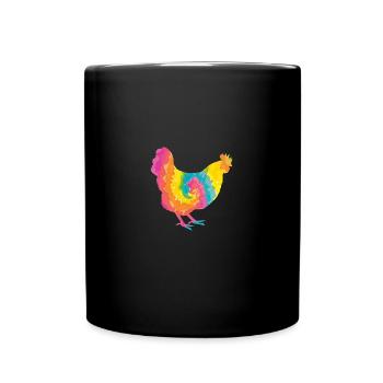 Chickens Hen - Full Colour Mug - black - Front