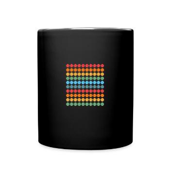 Baseballspieler Baseball - Tasse einfarbig - Schwarz - Vorne