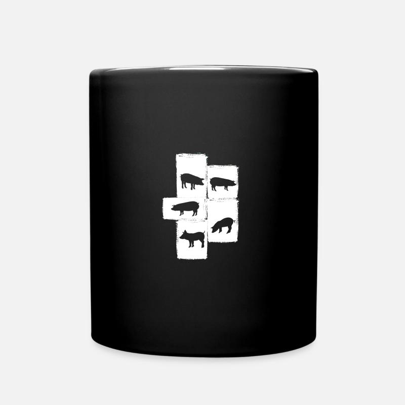 Cochon - Mug uni - noir