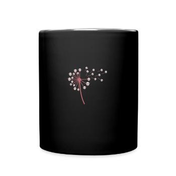 Schäfer Schaf - Tasse einfarbig - Schwarz - Vorne