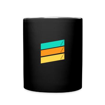 Flute player - Full Colour Mug - black - Front