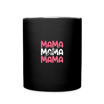 Flûtiste Maman Mère Flûte - Mug uni - noir - Devant