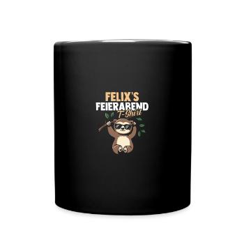Paresseux Felix - Mug uni - noir - Devant