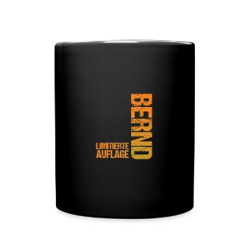 Bernd - Mug uni - noir - Devant
