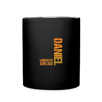 Daniel - Tasse einfarbig - Schwarz - Vorne
