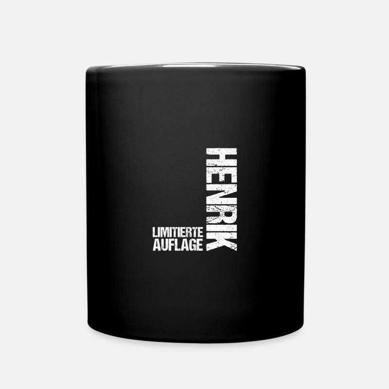 Henrik - Tasse einfarbig - Schwarz