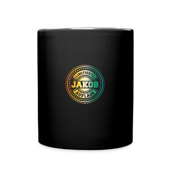 Jacob - Mug uni - noir - Devant