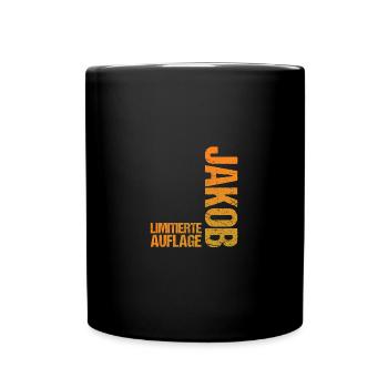 Jacob - Mug uni - noir - Devant