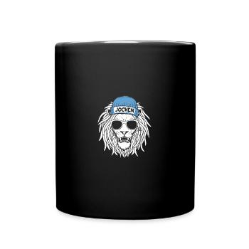 Lion Jochen - Full Colour Mug - black - Front