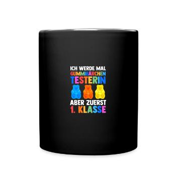 Garderie Sortants Première Primaire Inscription Écolier - Mug uni - noir - Devant