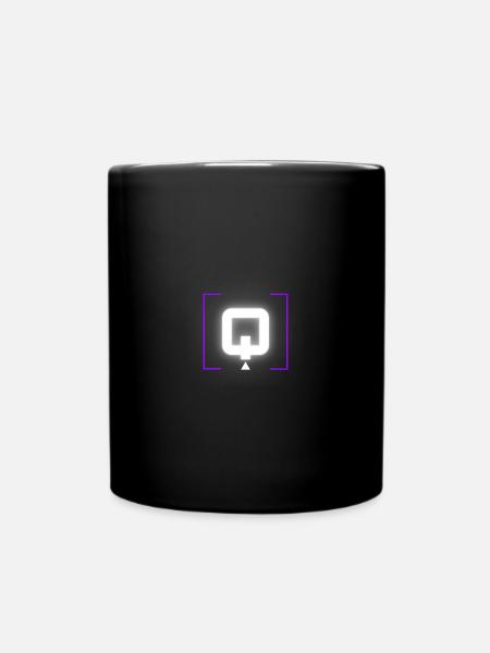 Lettre « Q » - Mug uni - noir