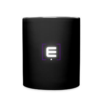 Letter "E" - Full Colour Mug - black - Front