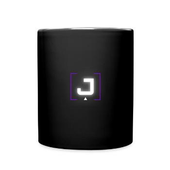 Lettre « J » - Mug uni - noir - Devant