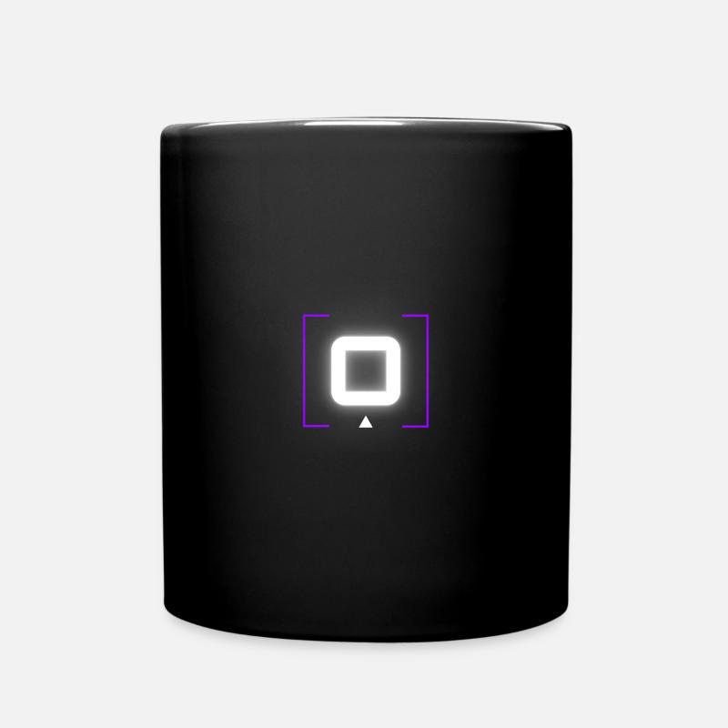 Buchstabe "O" - Tasse einfarbig - Schwarz