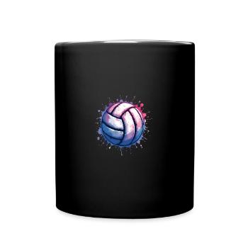 Beach Volleyball Volleyball Players - Volleyball Players - Full Colour Mug - black - Front
