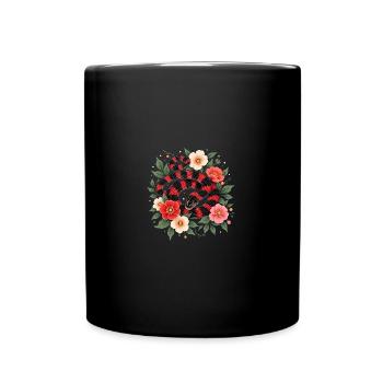 Happy Lunar Year - Schlange 2025 - Tasse einfarbig - Schwarz - Vorne