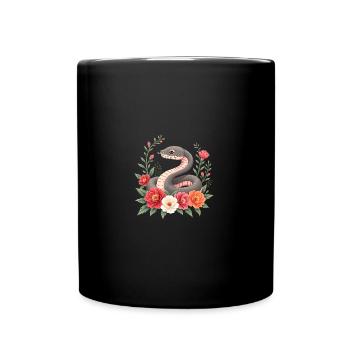 Lunar New Year - Schlange 2025 - Tasse einfarbig - Schwarz - Vorne