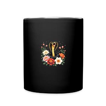 Happy Lunar Year - Schlange 2025 - Tasse einfarbig - Schwarz - Vorne