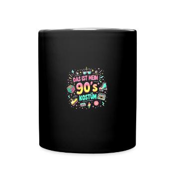 90s Theme Party 90s Costume - I love the 90s - Full Colour Mug - black - Front