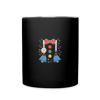 Carnival Costume Carnival Clown Costume - Full Colour Mug - black - Front