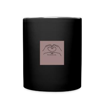 Its always you. - Tasse einfarbig - Schwarz - Vorne