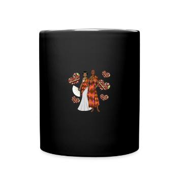 Ghana Ghanaer Liebe Liebespaar Ehe I Geschenk - Tasse einfarbig - Schwarz - Vorne