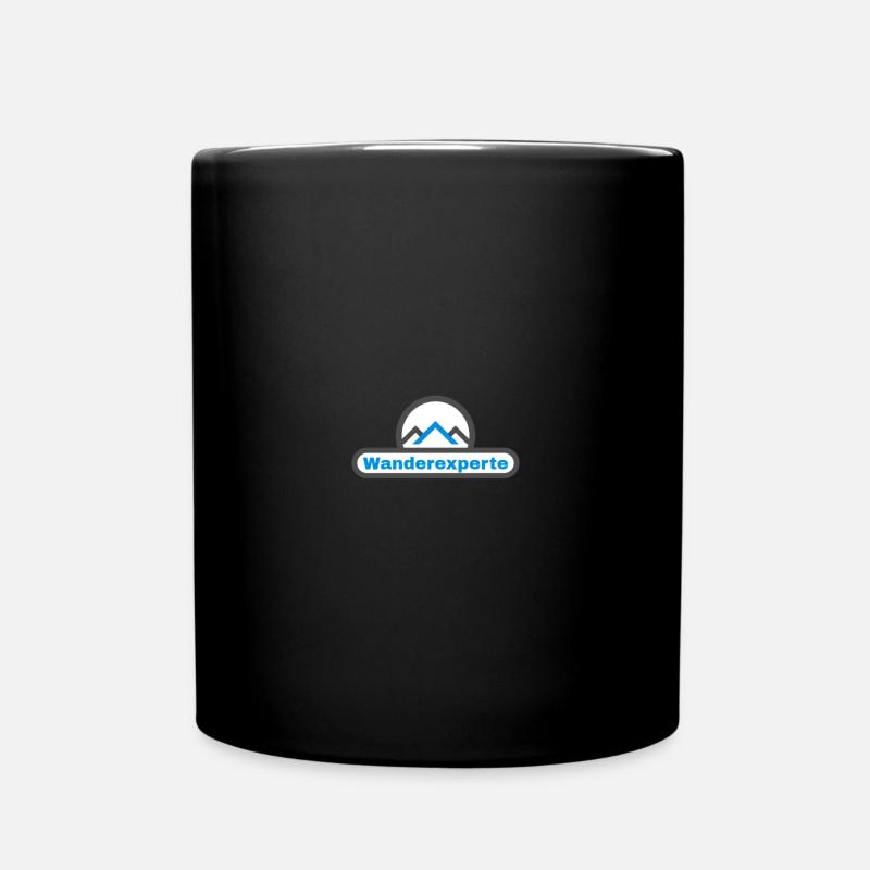 Wanderexperte - Tasse einfarbig - Schwarz