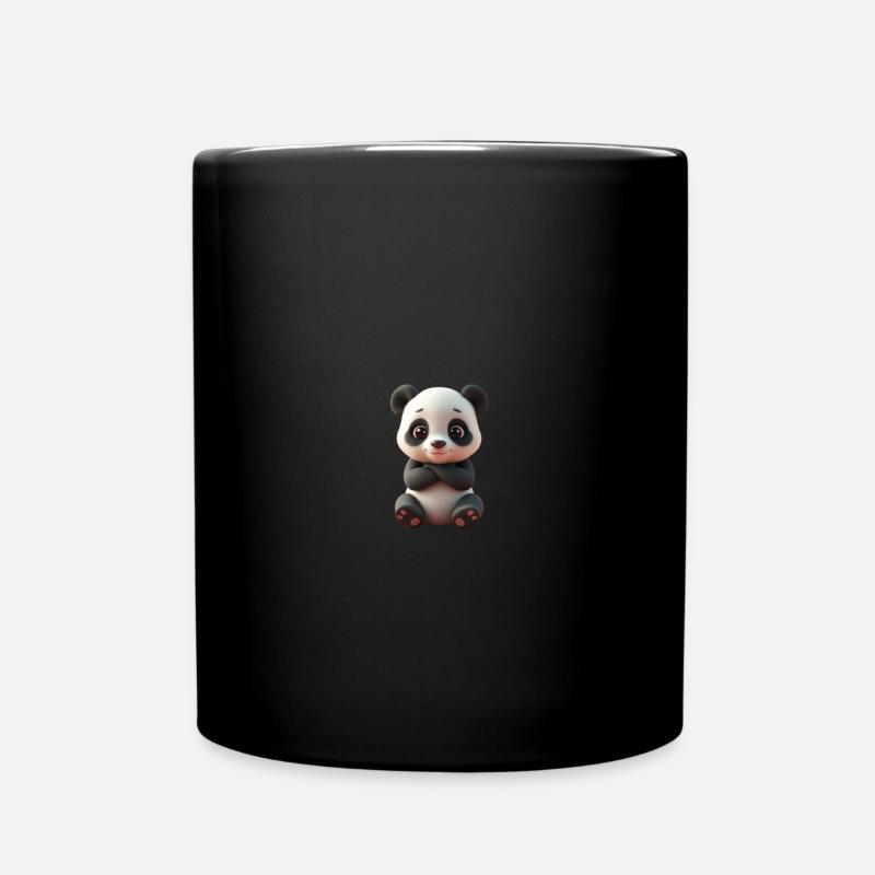 Panda le plus mignon - Mug uni - noir