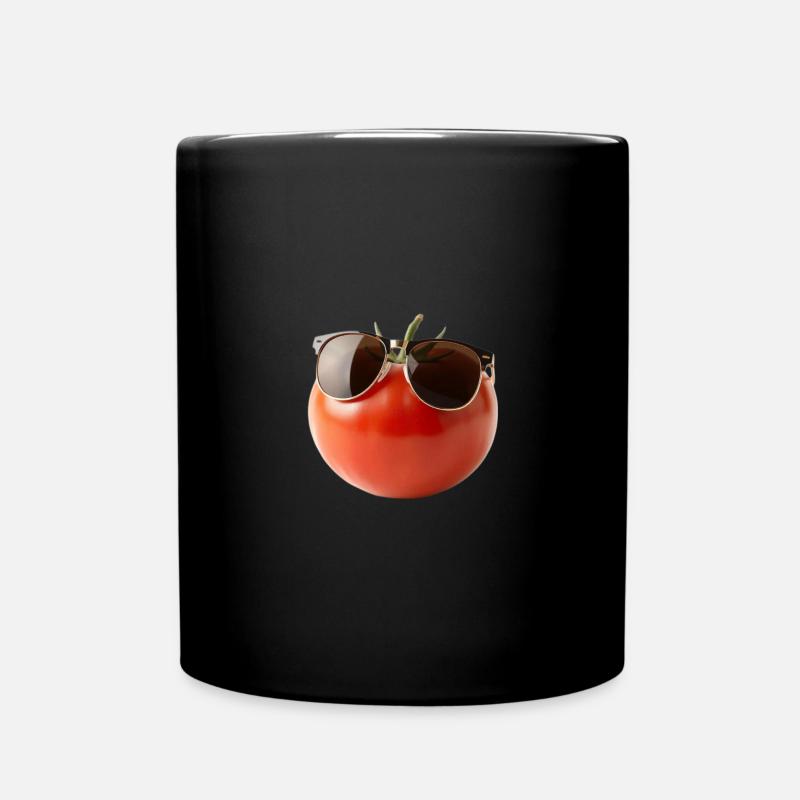 Tomate en folie - Mug uni - noir