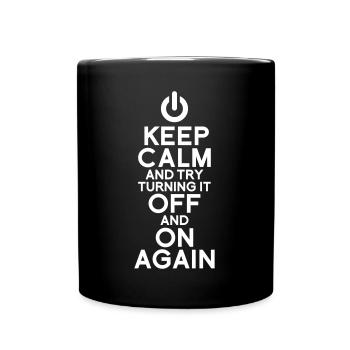 Keep calm - Full Colour Mug - black - Front