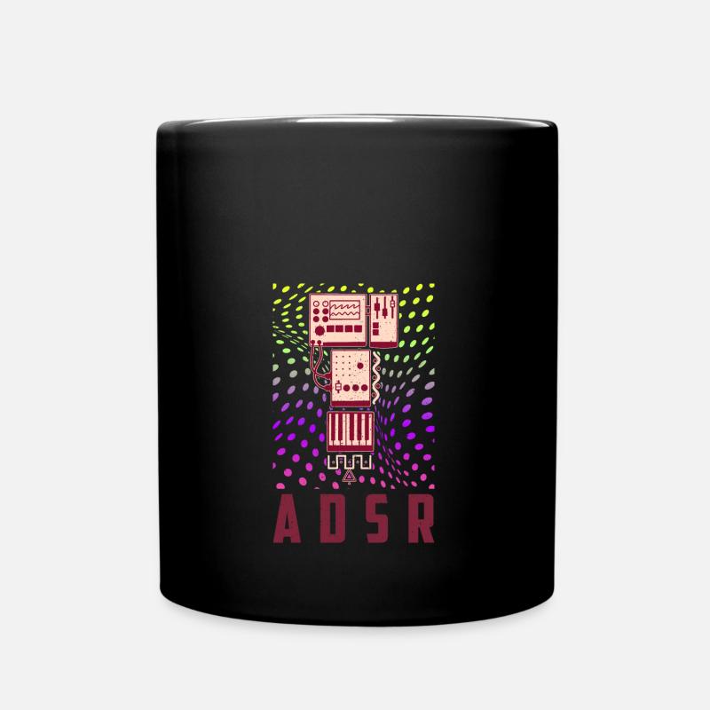 Synthesizer Synth Keyboard Elektronische Musiker - Tasse einfarbig - Schwarz