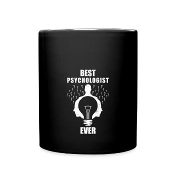 Le meilleur psychologue en thérapie scientifique - Mug uni - noir - Devant