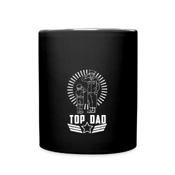 Top Dad Top Father Father's Day Military Soldiers - Full Colour Mug - black - Front