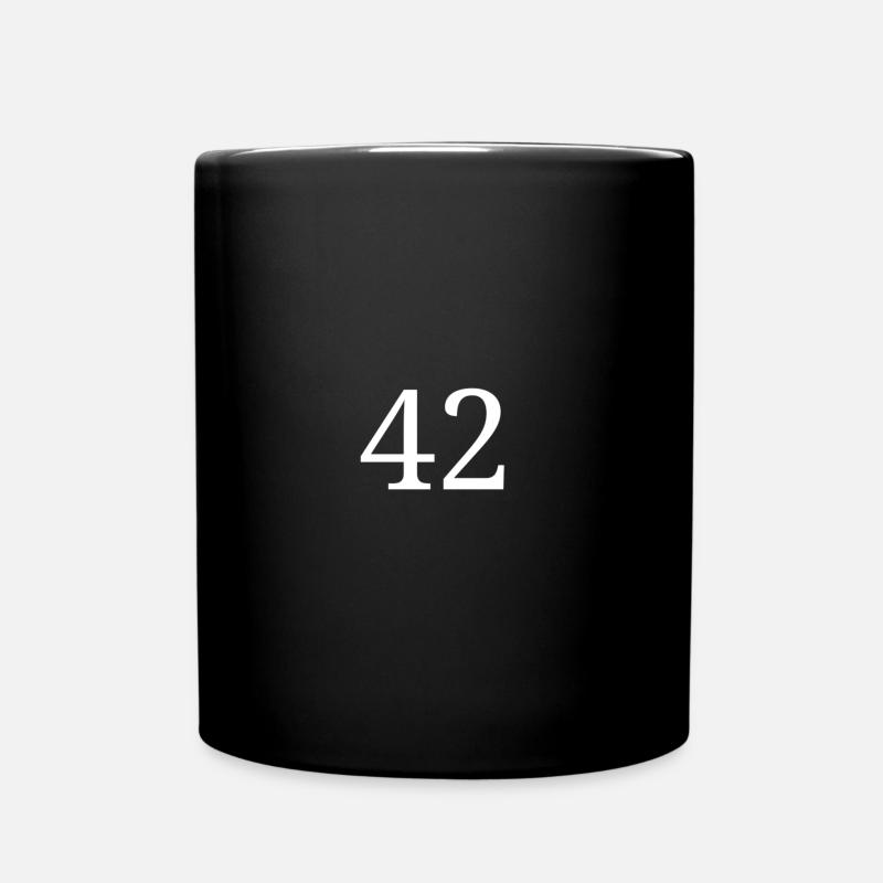 42 - Full Colour Mug - black