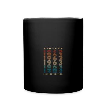Vintage 1963 Limited Edition 60th Birthday - Mug uni - noir - Devant