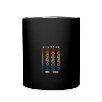 Vintage 1984 Limited Edition 40th Birthday - Mug uni - noir - Devant