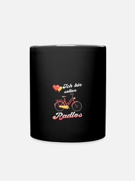 Selten Radlos Fahrrad Radsport Fahrradfahrer Bike - Tasse einfarbig - Schwarz