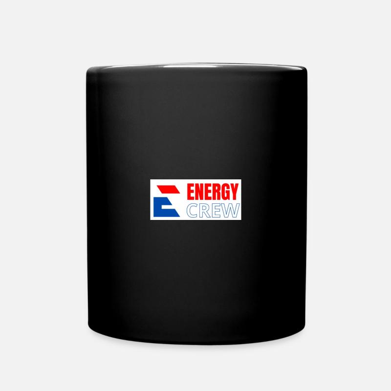 Logo der Energie-Crew 2 - Tasse einfarbig - Schwarz