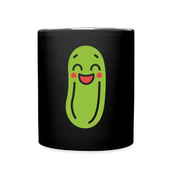 concombre - Mug uni - noir - Devant
