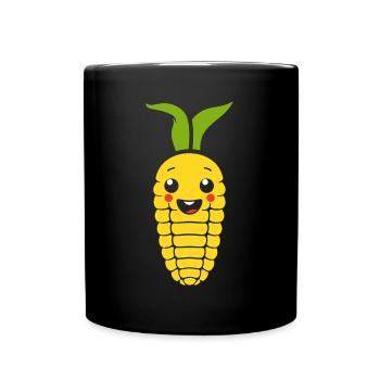 corn on the cob - Full Colour Mug - black - Front