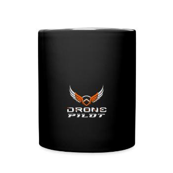 Drone Drones Drone Flight Drone Pilot - Full Colour Mug - black - Front