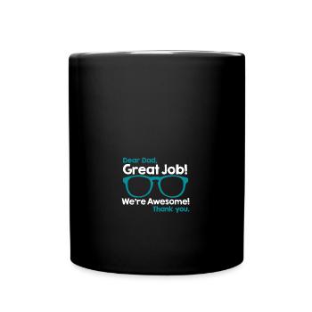 Cher papa Super travail Nous sommes géniaux Merci - Mug uni - noir - Devant