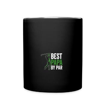 Funny Best Papa By Par Father's Day Funny Golf - Full Colour Mug - black - Front