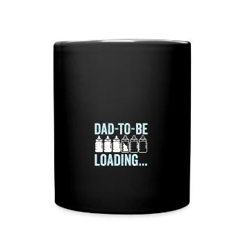 Papa va charger le futur père Funny Pregnancy - Mug uni - noir - Devant