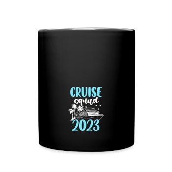 Matching Family Cruise 2023 Vacation Funny - Tasse einfarbig - Schwarz - Vorne