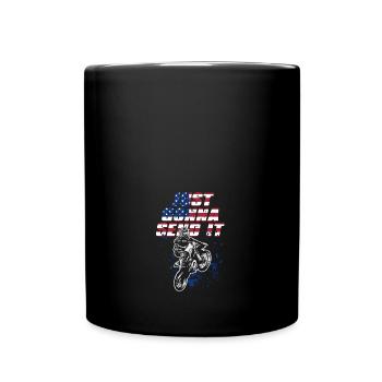 If Dirt Ain't Flyin You Ain't Tryin Funny Dirt - Full Colour Mug - black - Front
