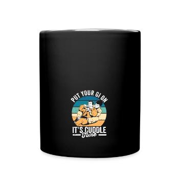 Jiu Jitsu Retro Vintage Put Your Gi On It'S - Full Colour Mug - black - Front