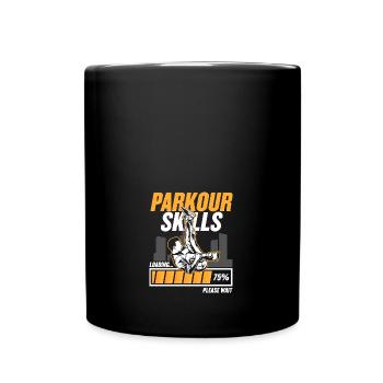 Parkour skills freerunning jumping - Full Colour Mug - black - Front